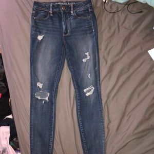 american eagle hi-rise jegging jeans